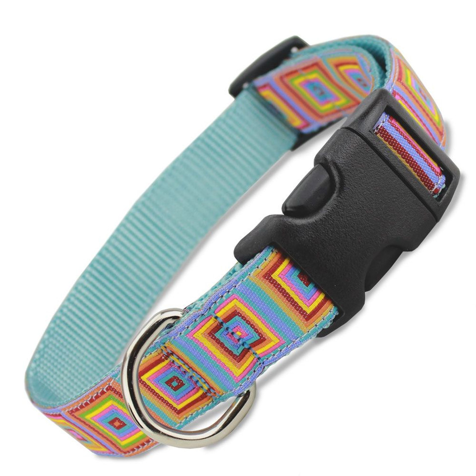 Rescue Dog Collar, Quick Release Snap On Style Buckle