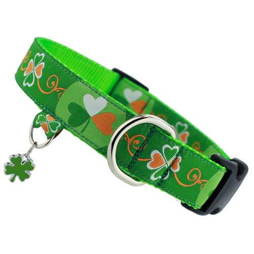 shamrock dog collar and leash