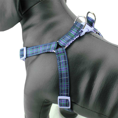 Highland Tartan Plaid StepIn Dog Harness