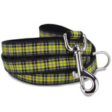 Plaid Dog Leash, Cornish National Tartan