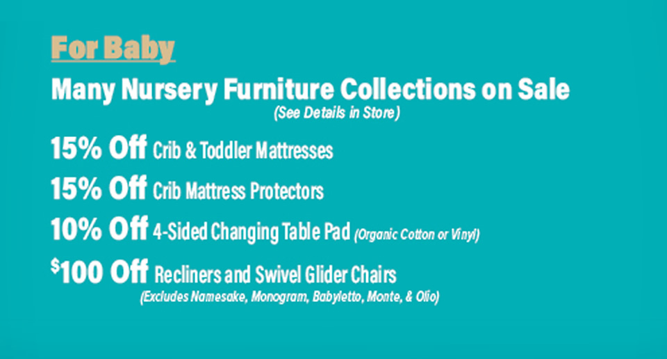 Black Friday Sale on Baby and Nursery Furniture
