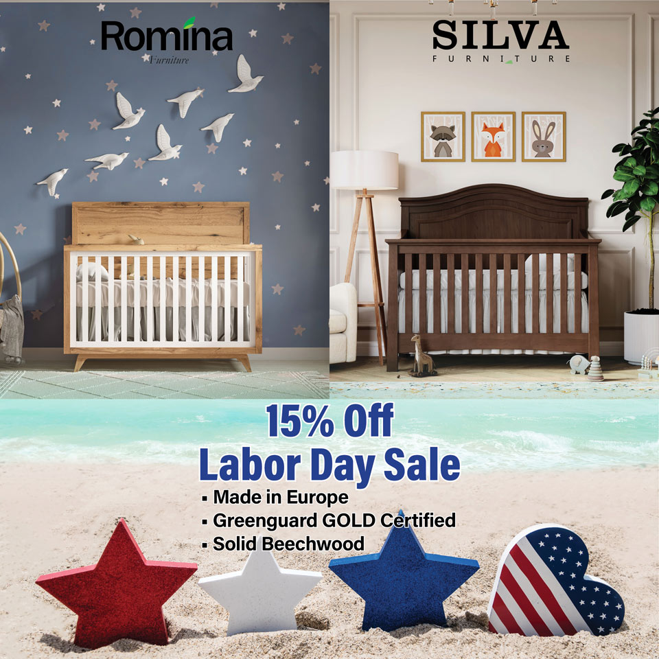 Labor Day Sale on Romina and Silva Baby Furniture Labor Day Sale on Romina and Silva Baby Furniture