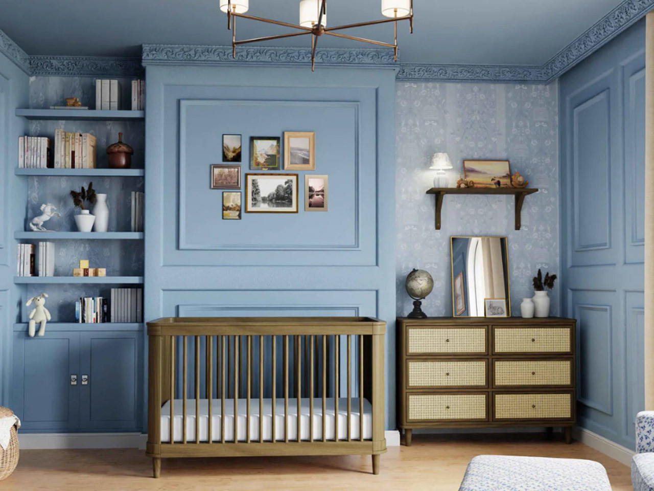 Marin - Natural Walnut/Blonde Cane