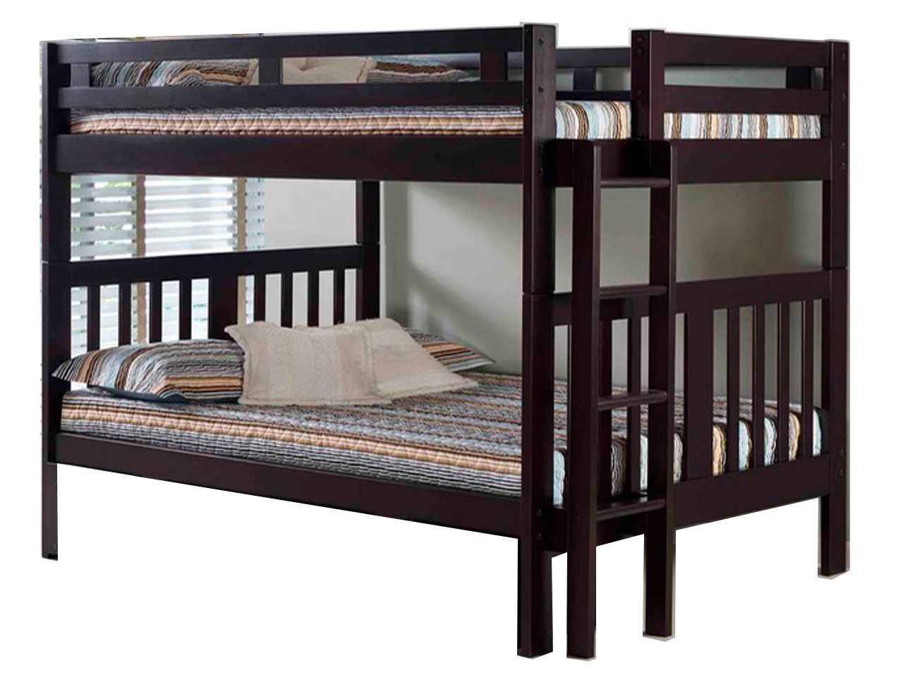 pine bunk beds