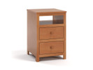 Nightstand - 2 Drawer + Open