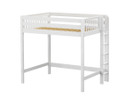 Maxtrix High Loft Bed w/ Straight Ladder, Full