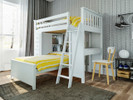 Space Saver Loft w/Desk, Chest & Ladder, Twin/Twin