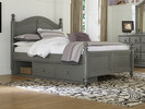 Lakeview Underbed Storage Unit - Grey Finish