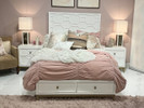 Tribeca Panel Bed w/Storage Footboard, Full