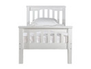 Seaview Slatted Bed, Twin - White Finish