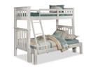 Seaview Bunk Bed, Twin/Full - White Finish