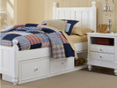 Lakeview Underbed Storage Unit - White Finish