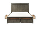 Farmhouse Panel Storage Bed - King