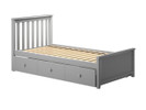 Bedroom Basics Slatted Bed w/Trundle, Twin