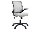 Mesh Back Fabric Seat with Arms Desk Chair