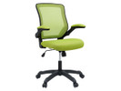 Mesh Back Fabric Seat with Arms Desk Chair