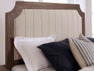 Country House Upholstered Bed, Queen - Driftwood Finish