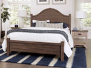 Country House Arch Bed, Full - Driftwood Finish