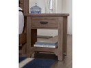 Country House 1 Drawer Nightstand - Driftwood Finish