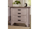 Country House 2 Drawer Nightstand - Grey Finish