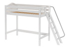 Maxtrix High Loft Bed w/ Angled Ladder, Twin