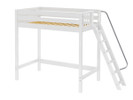 Maxtrix High Loft Bed w/ Angled Ladder, Twin