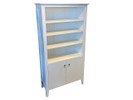 Bedroom Source Collection Bookcase w/Base Doors - White