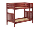 Maxtrix High Bunk Bed w/ Straight Ladder, Twin/Twin