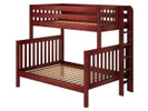 Maxtrix High Bunk Bed w/ Ladder, Twin/Full