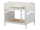 Maxtrix High Bunk Bed w/ Straight Ladder, Full/Full