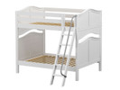Maxtrix High Bunk Bed w/ Angled Ladder, Full/Full