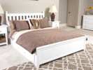 Maxtrix Traditional Bed w/ Low Profile Footboard, Queen