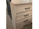 Contemporary 4 Deep Drawer Chest w/ End Panel Sides