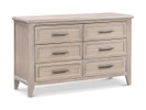 Bellamy 6-Drawer Double Dresser - Sandbar Finish