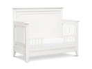 Bellamy Flat Top 4-In-1 Convertible Crib - Warm White Finish