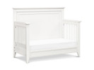Bellamy Flat Top 4-In-1 Convertible Crib - Warm White Finish