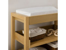 Marin Changing Station With Shelves - Honey Finish