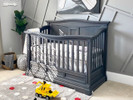 Romina Imperio Convertible Crib w/Solid Panel