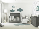 Silva Jackson Convertible Crib - Flint Finish