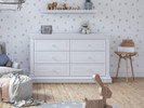 Silva Jackson Double Dresser - White Finish