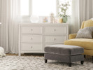 Silva Serena Double Dresser - White Finish