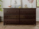 Bedroom Basics 6 Drawer Dresser - Espresso - Special Sale