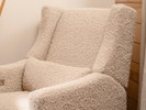Babyletto Kiwi Power Recliner & Swivel Glider Chair - Teddy Loop Fabric