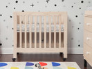 Babyletto Origami Mini Crib - Washed Natural Finish