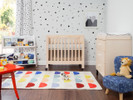 Babyletto Origami Mini Crib - Washed Natural Finish