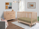 Leonello Convertible Crib - Natural Finish