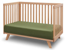 Leonello Convertible Crib - Natural Finish