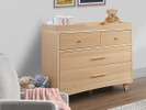Leonello Dresser w/ Changing Tray - Natural Finish