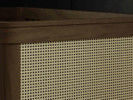 Marin 3-In-1 Convertible Crib - Natural Walnut/Blonde Cane