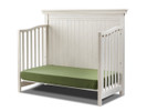 Villa Grove Convertible Crib w/ Straight Top - Brushed Ivory Finish